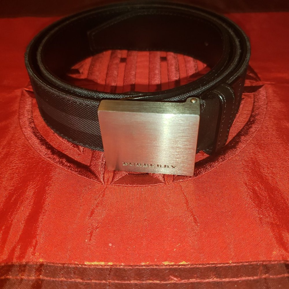 Burberry Plaid Belt